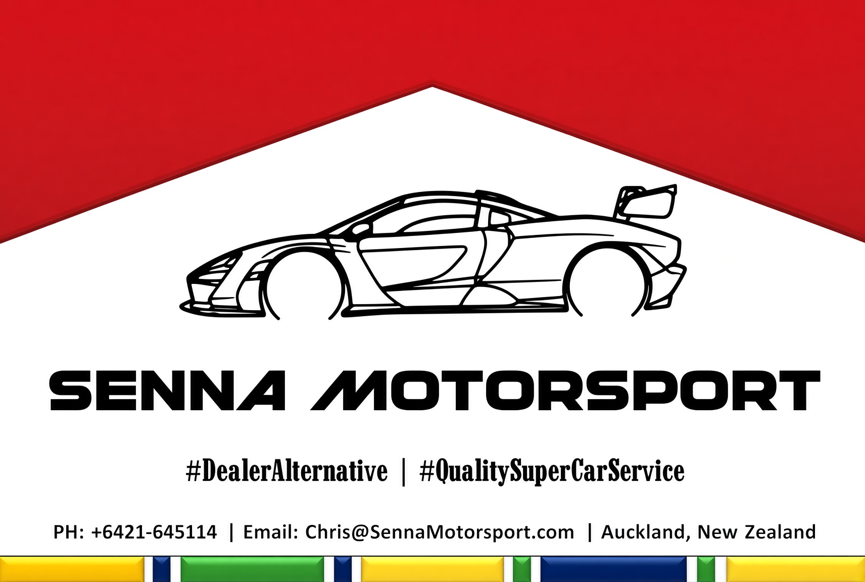Senna Motorsport HD Logo - Supercar Specialists Auckland
